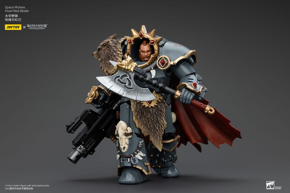 Warhammer The Horus Heresy Action Figure 1/18 Space Wolves Hvarl Red-Blade 14 cm 6927054400140