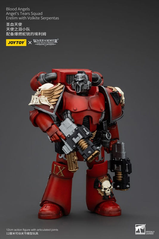 Warhammer The Horus Heresy Action Figure 1/18 Blood Angels Angel's Tears SquadErelim with Volkite Serpentas 12 cm 6927054400348