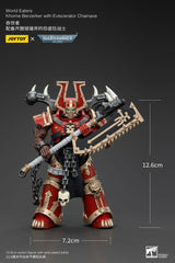 Warhammer 40k Action Figure 1/18 World Eaters Khorne Berzerker with Eviscerator Chainaxe 13 cm 6927054400553