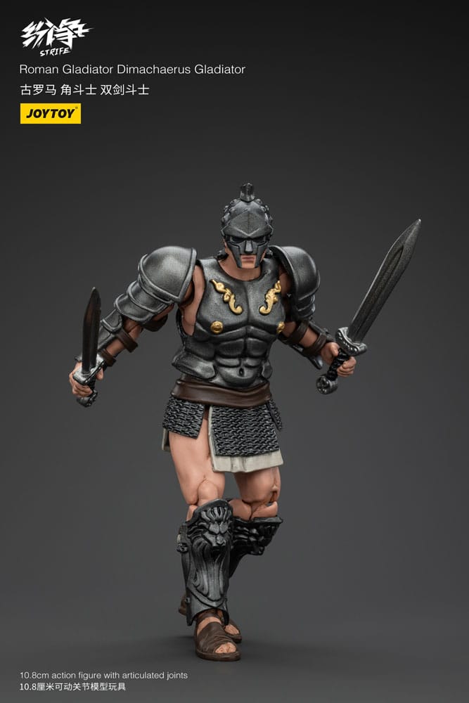 Strife Action Figure 1/18 Roman Gladiator Dimachaerus Gladiator 11 cm 6927054400706