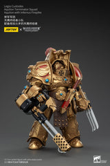 Warhammer The Horus Heresy Action Figure 1/18 Legio Custodes Aquilon Terminator Squad Aquilon with Infernus Firepike 14 cm 6927054400768