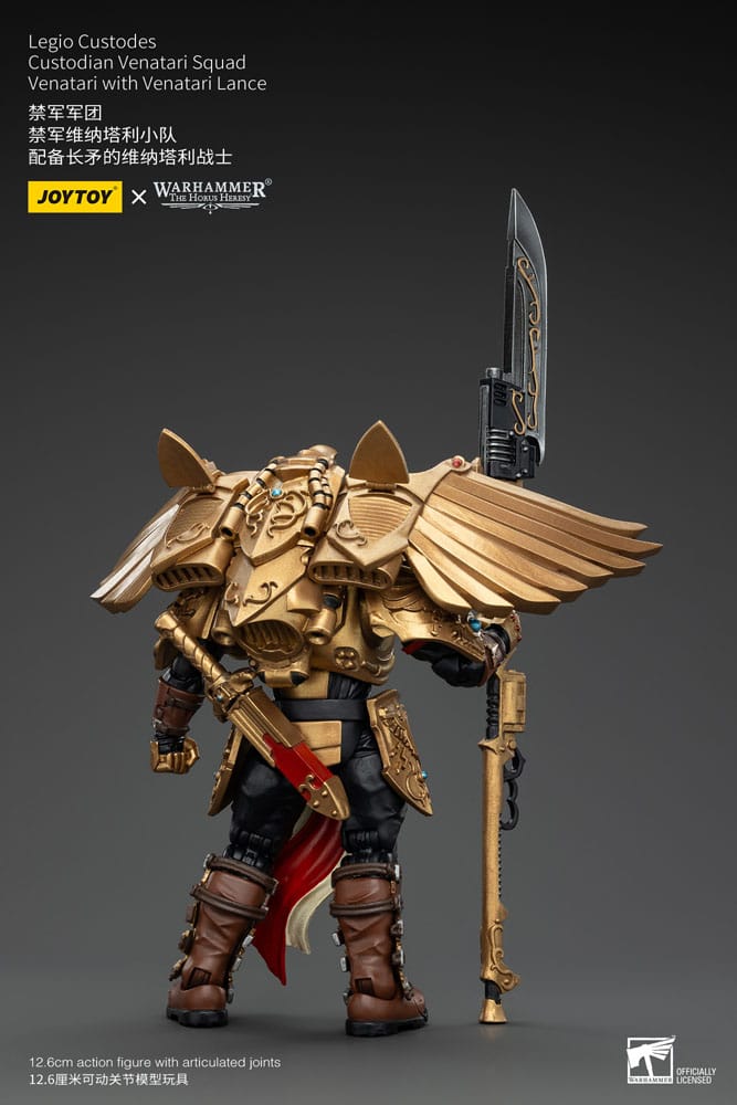 Warhammer The Horus Heresy Action Figure 1/18 Legio Custodes Custodian Venatari Squad Venatari with Venatari Lance 13 cm 6927054400799