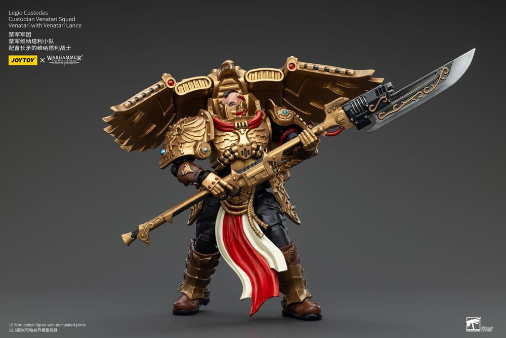 Warhammer The Horus Heresy Action Figure 1/18 Legio Custodes Custodian Venatari Squad Venatari with Venatari Lance 13 cm 6927054400799