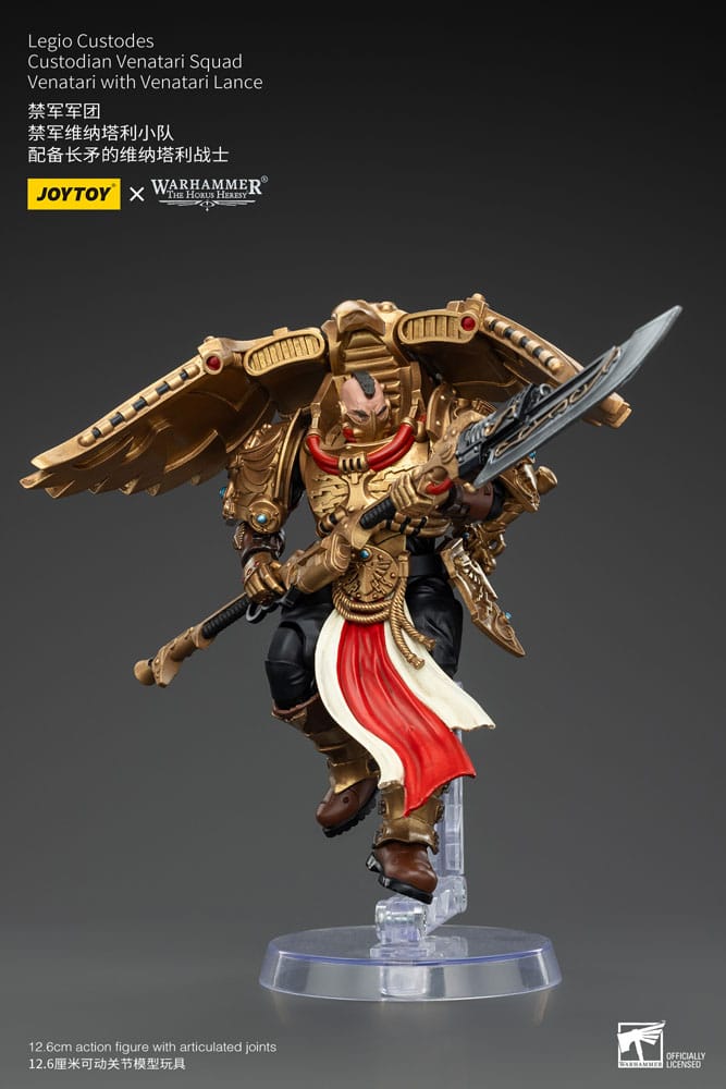 Warhammer The Horus Heresy Action Figure 1/18 Legio Custodes Custodian Venatari Squad Venatari with Venatari Lance 13 cm 6927054400799