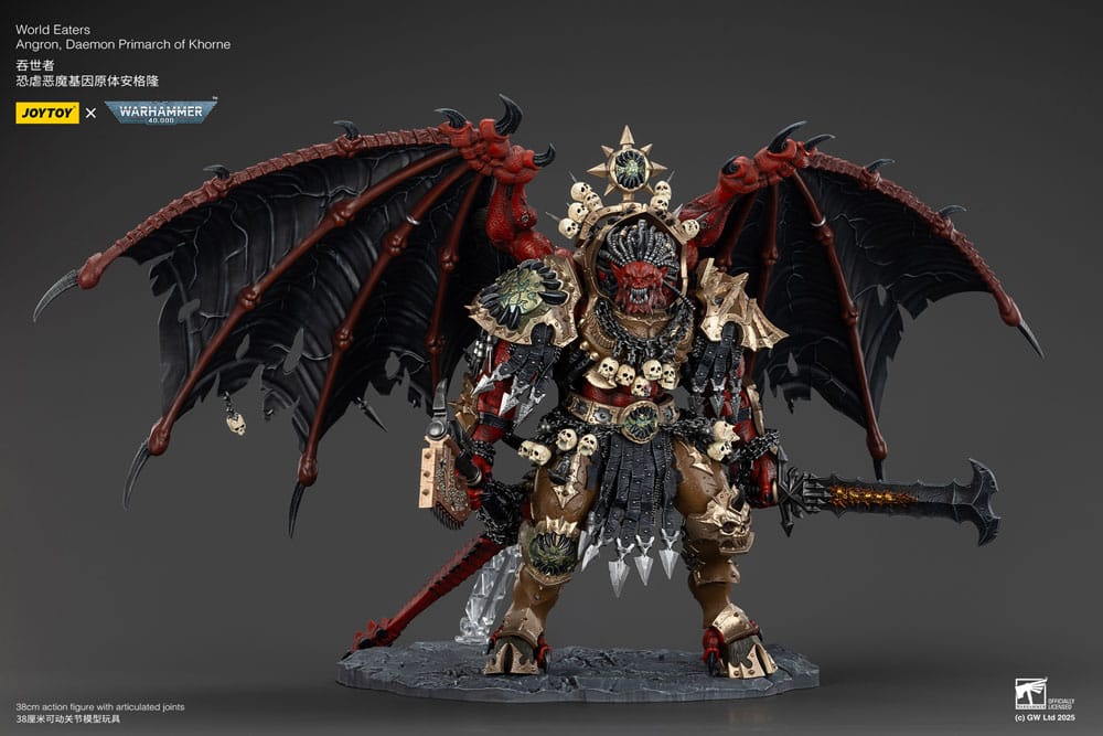 Warhammer 40k Actionfigur World Eaters Angron Daemon Primarch of Khorne 48 cm 6927054401178