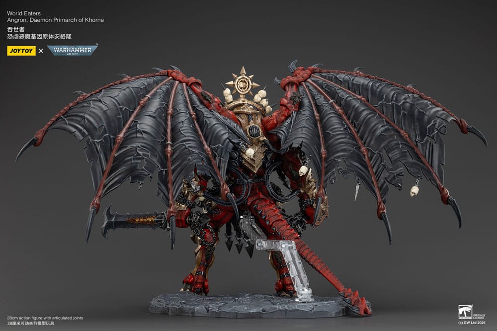 Warhammer 40k Actionfigur World Eaters Angron Daemon Primarch of Khorne 48 cm 6927054401178