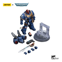 Warhammer 40k Action Figure 1/18 Ultramarines Jump Pack Intercessors Sergeant With Plasma Pistol And Power Sword 12 cm 6973130371378