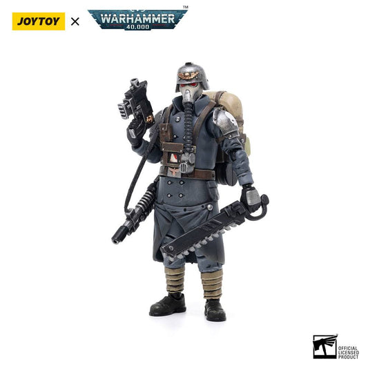 Warhammer 40k Action Figure 1/18 Death Korps of Krieg Veteran Squad Sergeant 10 cm 6973130372641