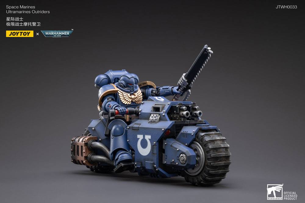 Warhammer 40k Vehicle 1/18 Ultramarines Outrider Bike 22 cm 6973130372832