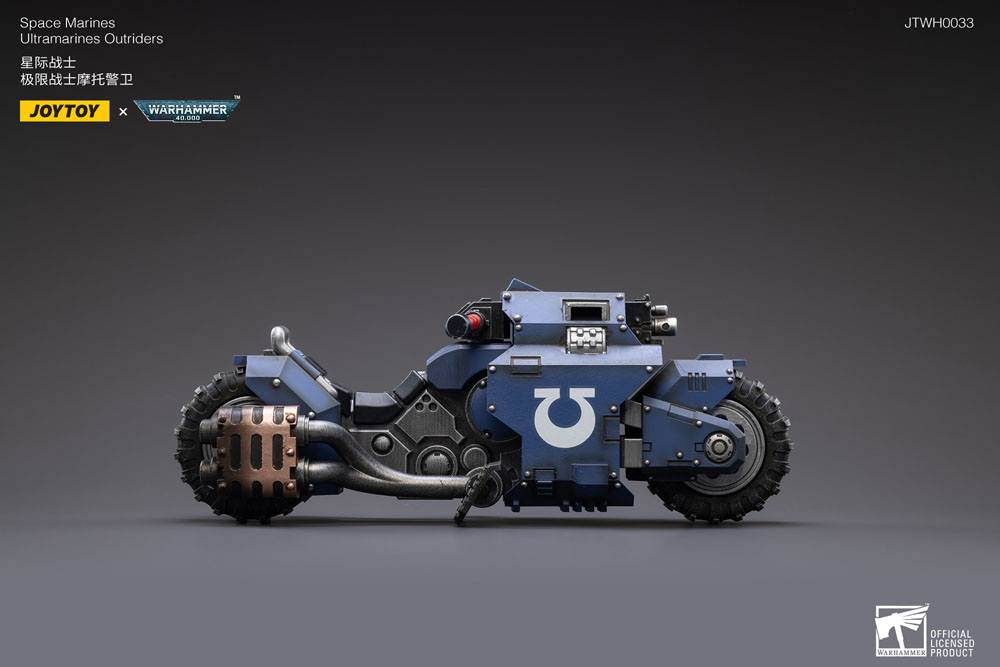 Warhammer 40k Vehicle 1/18 Ultramarines Outrider Bike 22 cm 6973130372832