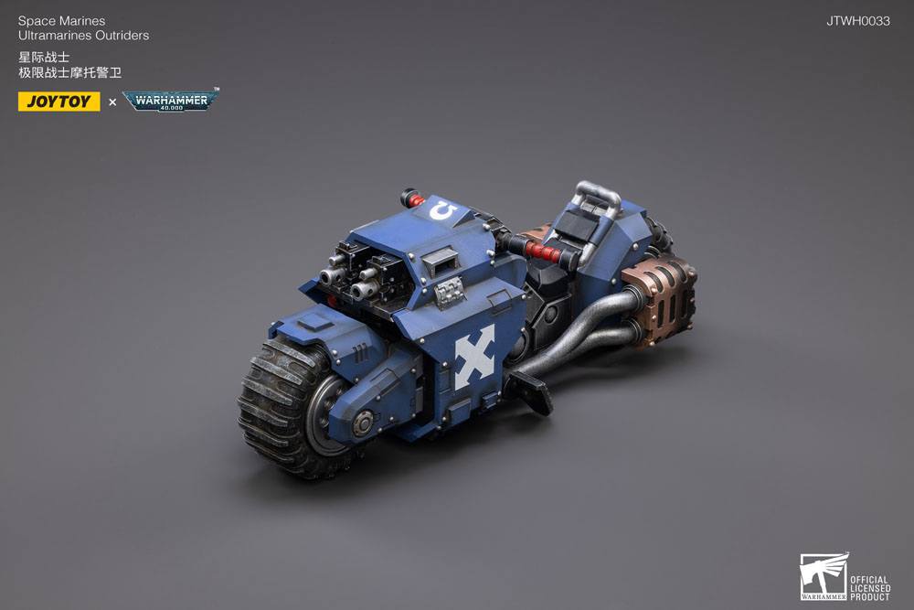 Warhammer 40k Vehicle 1/18 Ultramarines Outrider Bike 22 cm 6973130372832