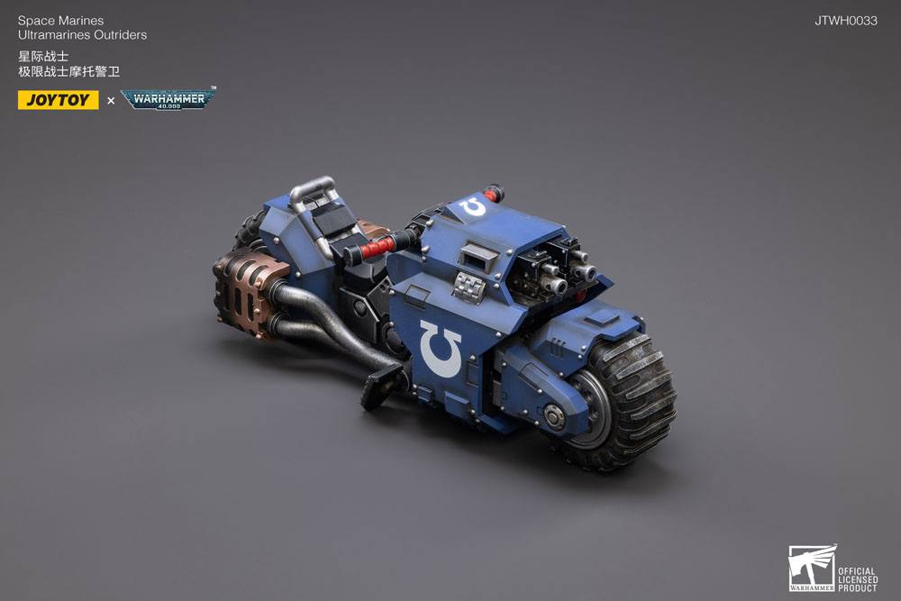 Warhammer 40k Vehicle 1/18 Ultramarines Outrider Bike 22 cm 6973130372832