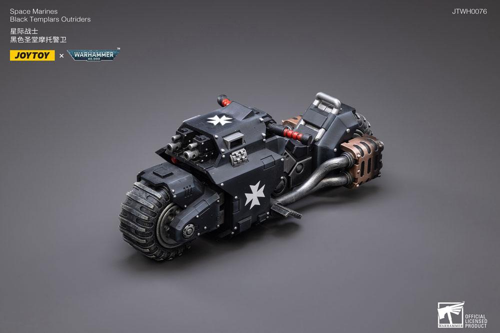 Warhammer 40k Vehicle 1/18 Black Templars Outrider Bike 22 cm 6973130372856