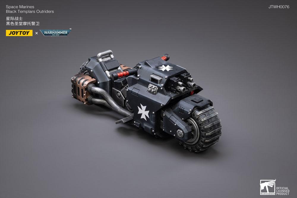 Warhammer 40k Vehicle 1/18 Black Templars Outrider Bike 22 cm 6973130372856