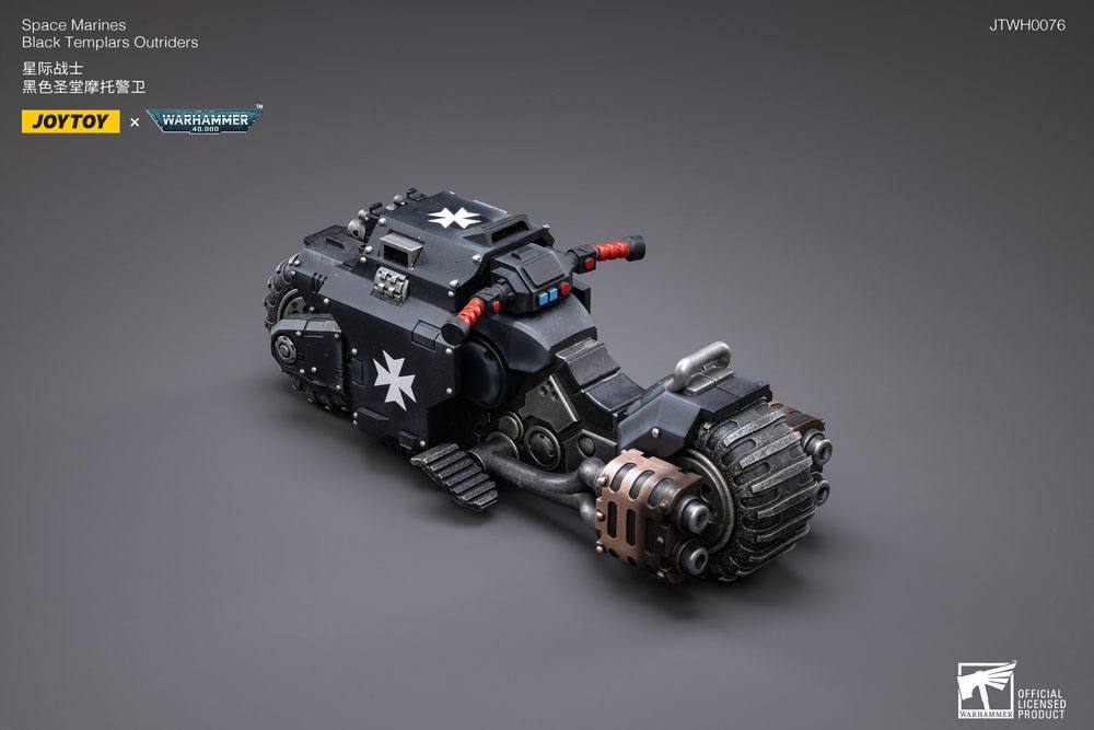 Warhammer 40k Vehicle 1/18 Black Templars Outrider Bike 22 cm 6973130372856