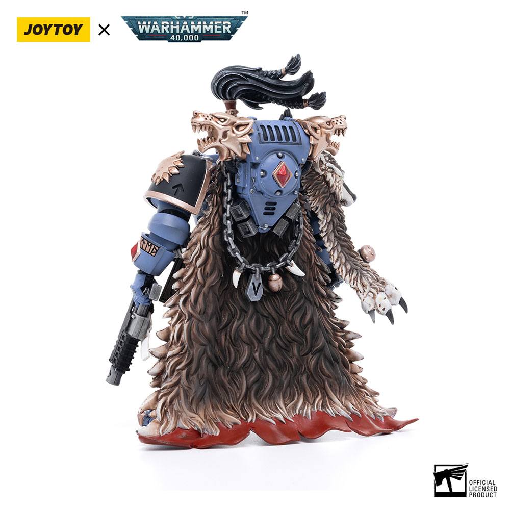 Warhammer 40k Action Figure 1/18 Space Wolves Ragnar Blackmane 13 cm 6973130372931