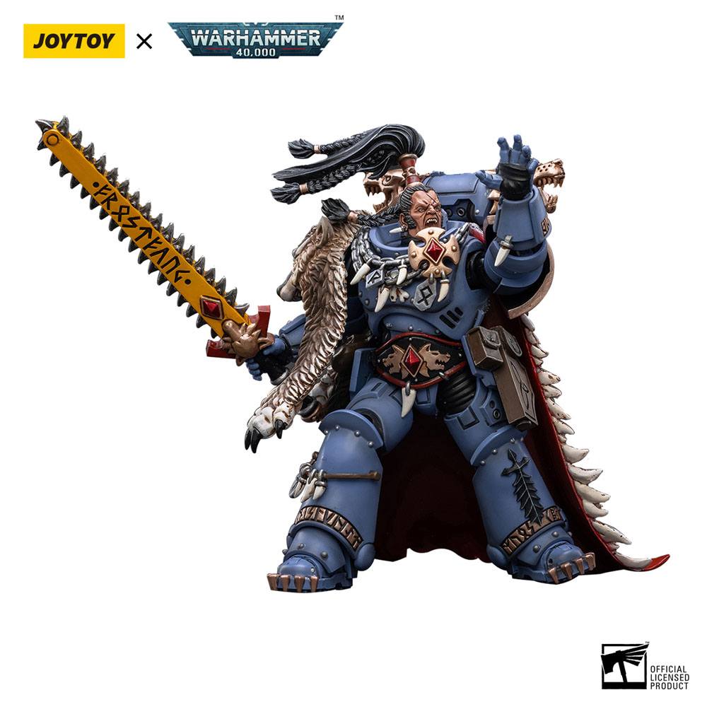 Warhammer 40k Action Figure 1/18 Space Wolves Ragnar Blackmane 13 cm 6973130372931