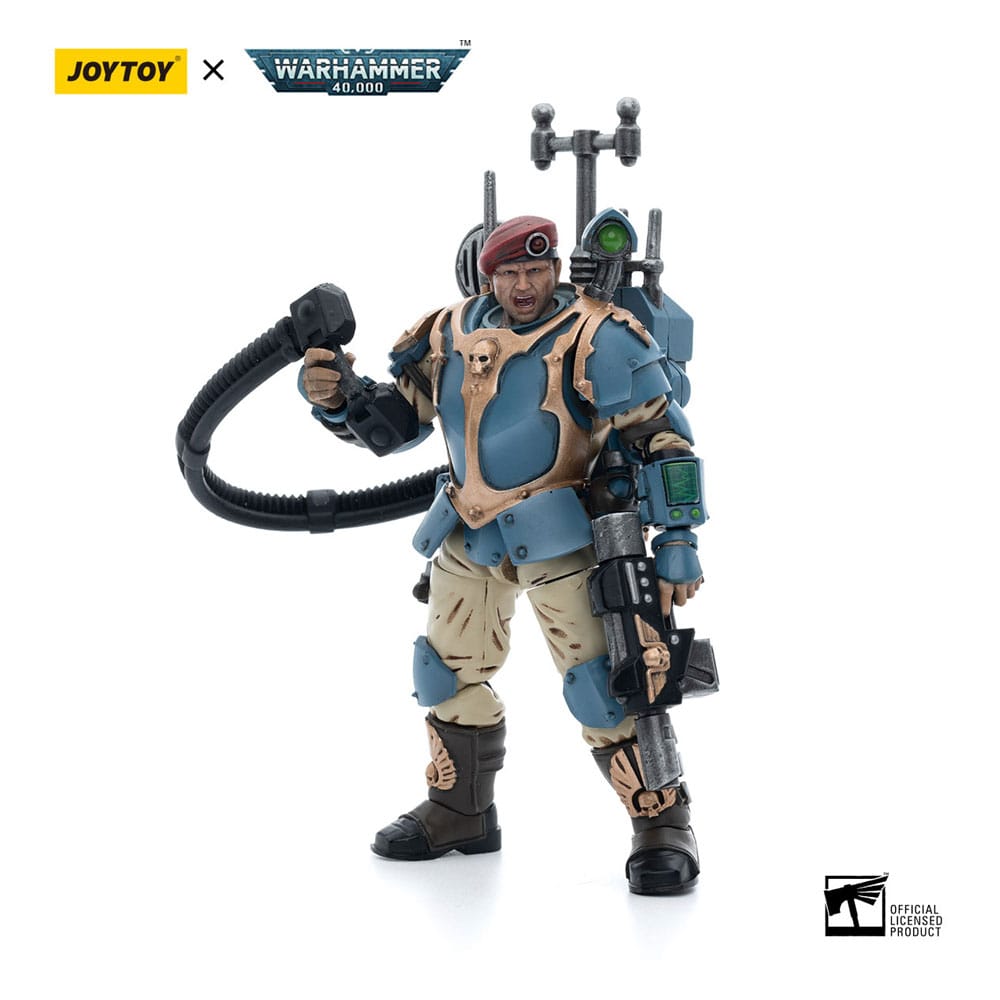 Warhammer 40k Action Figure 1/18 Astra Militarum Tempestus Scions Command Squad 55th Kappic Eagles Vox Operator 12 cm 6973130375147