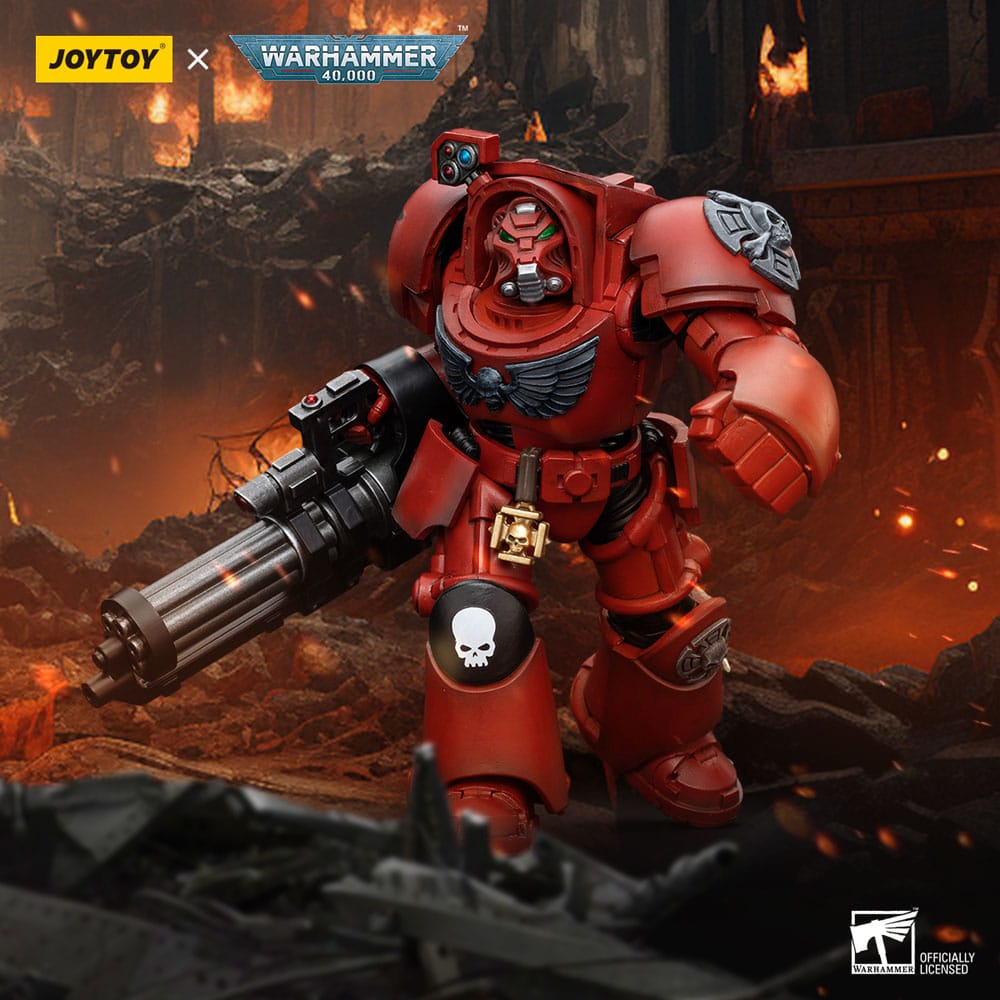 Warhammer The Horus Heresy Action Figure 1/18 Blood Angels Terminator Squad Terminator with Assault Cannon 14 cm 6973130375949