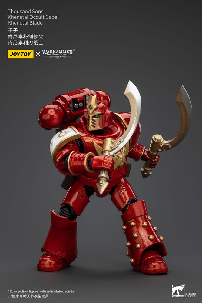 Warhammer The Horus Heresy Action Figure 1/18 Thousand Sons Khenetai Occult Cabal Khenetai Blade 12 cm 6973130376069