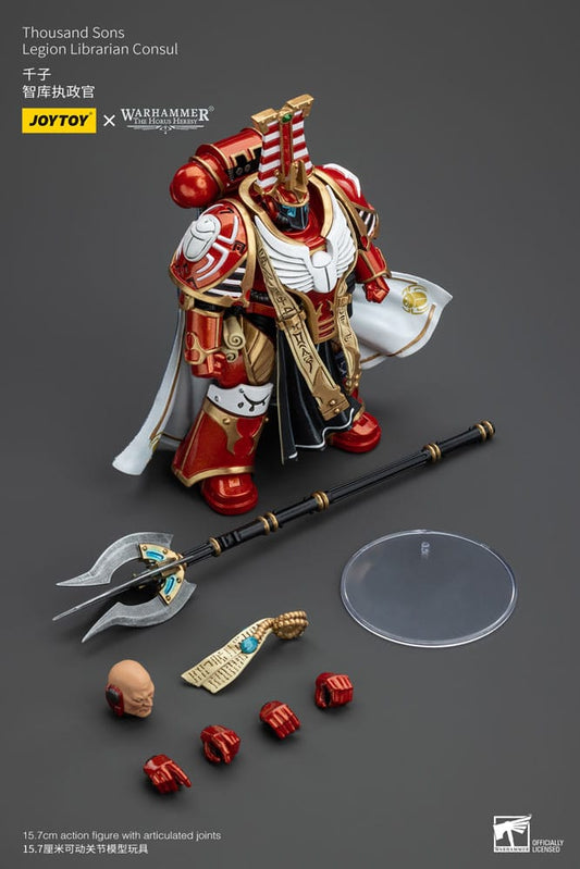 Warhammer The Horus Heresy Action Figure 1/18 Thousand Sons Legion Librarian Consut 16 cm 6973130376083