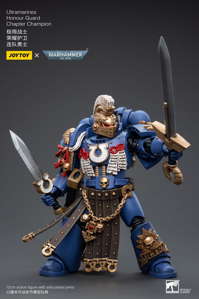 Warhammer 40k Action Figure 1/18 Ultramarines Honour Guard Chapter Champion 12 cm 6973130376526