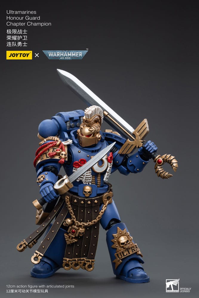 Warhammer 40k Action Figure 1/18 Ultramarines Honour Guard Chapter Champion 12 cm 6973130376526