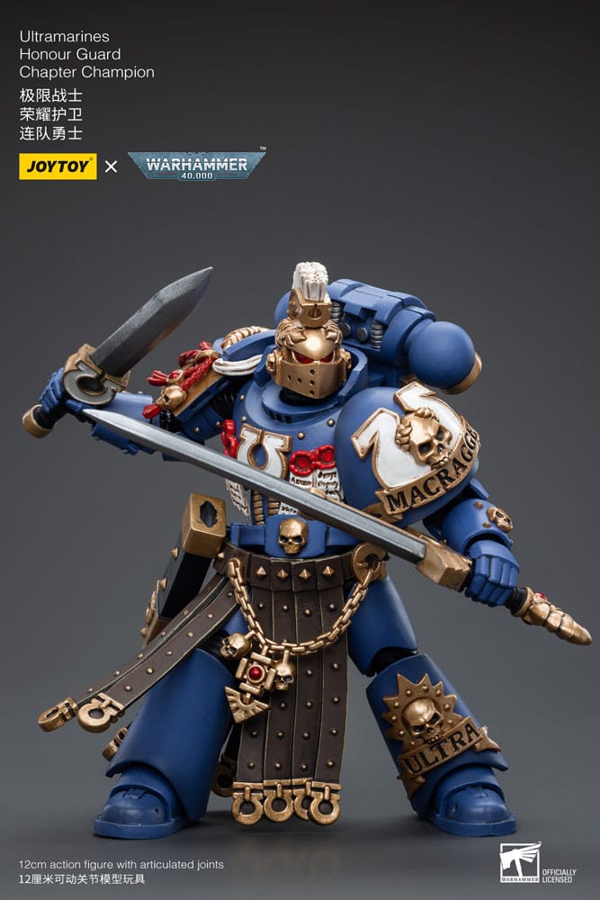 Warhammer 40k Action Figure 1/18 Ultramarines Honour Guard Chapter Champion 12 cm 6973130376526