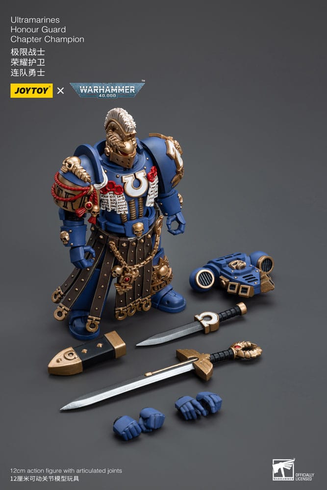 Warhammer 40k Action Figure 1/18 Ultramarines Honour Guard Chapter Champion 12 cm 6973130376526