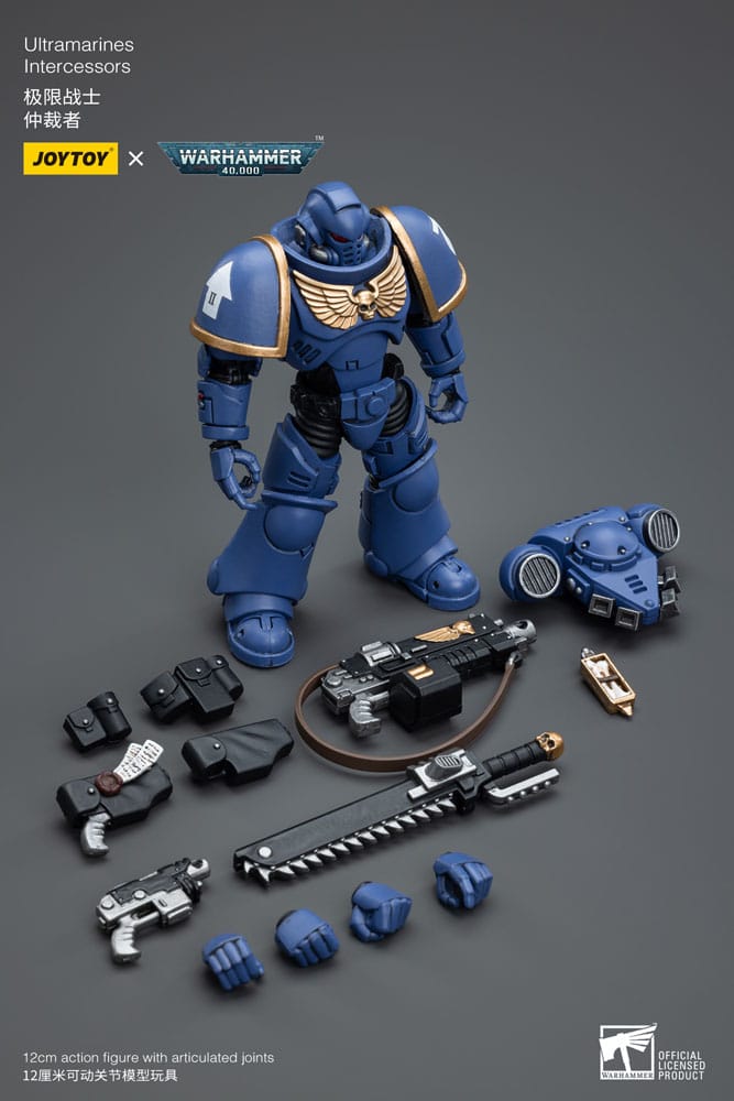 Warhammer 40k Action Figure 1/18 Ultramarines Intercessors 12 cm 6973130376632