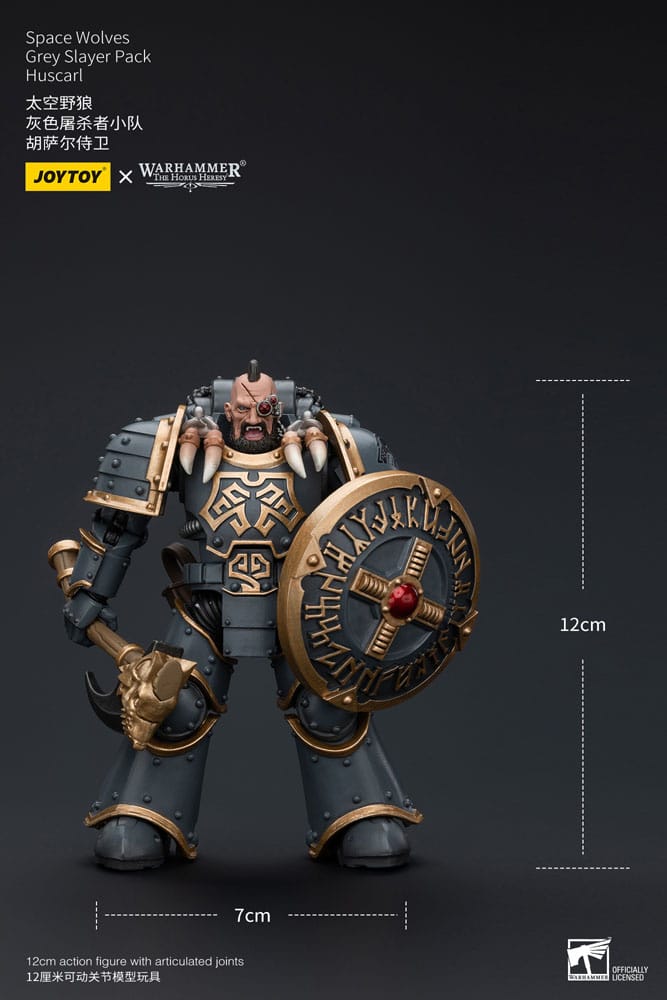 Warhammer The Horus Heresy Action Figure 1/18 Space Wolves Grey Slayer Pack Huscarl 12 cm 6973130377387