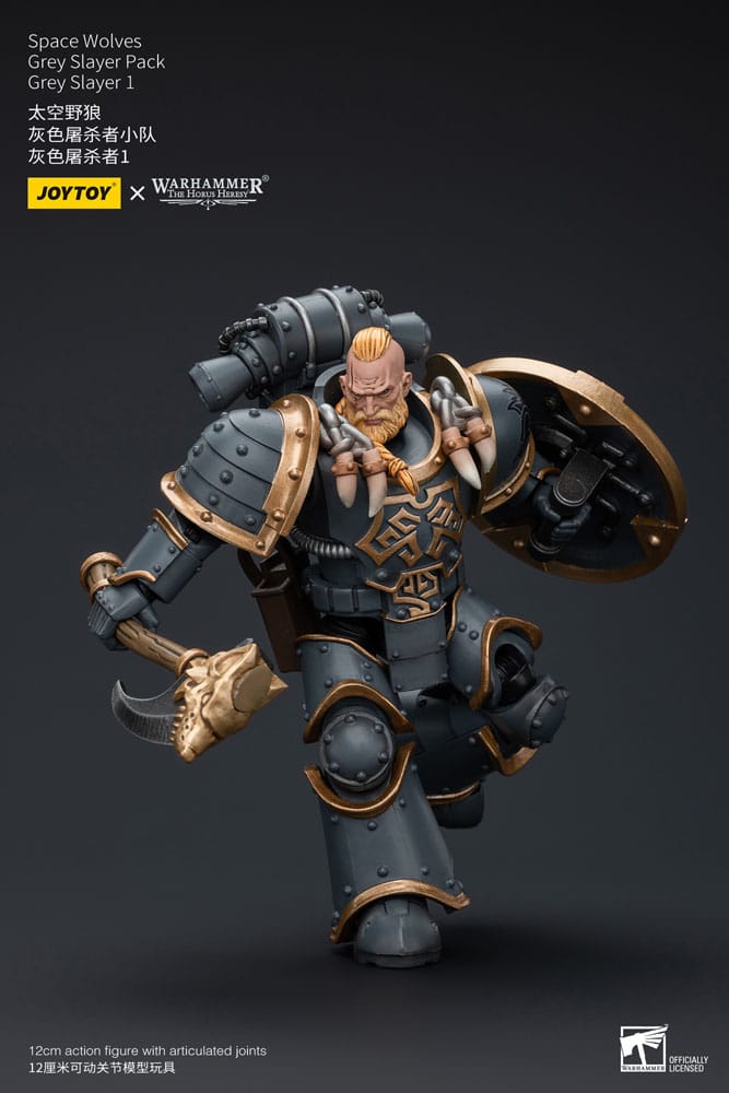 Warhammer The Horus Heresy Action Figure 1/18 Space Wolves Grey Slayer Pack Grey Slayer 1 12 cm 6973130377400