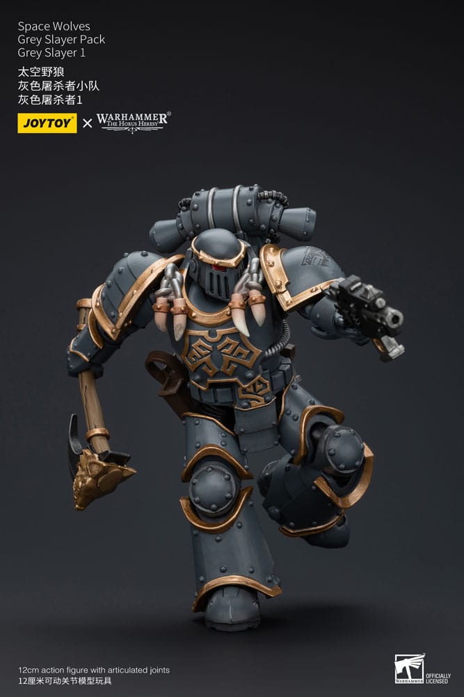 Warhammer The Horus Heresy Action Figure 1/18 Space Wolves Grey Slayer Pack Grey Slayer 1 12 cm 6973130377400