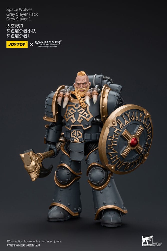 Warhammer The Horus Heresy Action Figure 1/18 Space Wolves Grey Slayer Pack Grey Slayer 1 12 cm 6973130377400