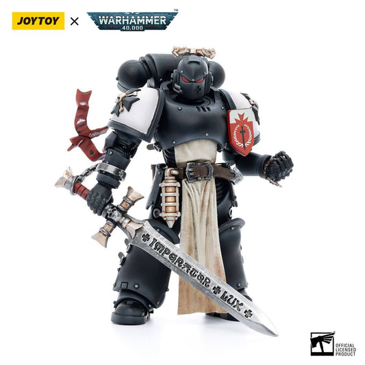 Warhammer 40k Action Figure 1/18 Black Templars The Emperors Champion Rolantus 12 cm 6973130377585