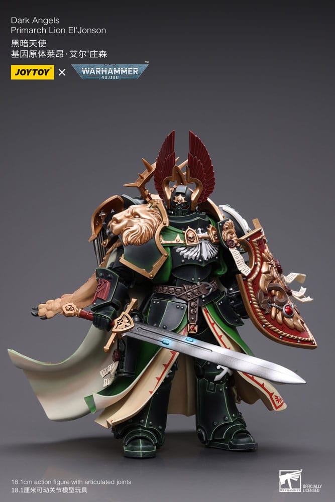 Warhammer 40k Action Figure 1/18 Dark Angels Primarch Lion El' Jonson 18 cm Reproduction 6973130377882