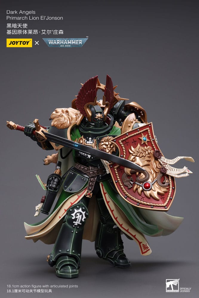 Warhammer 40k Action Figure 1/18 Dark Angels Primarch Lion El' Jonson 18 cm Reproduction 6973130377882