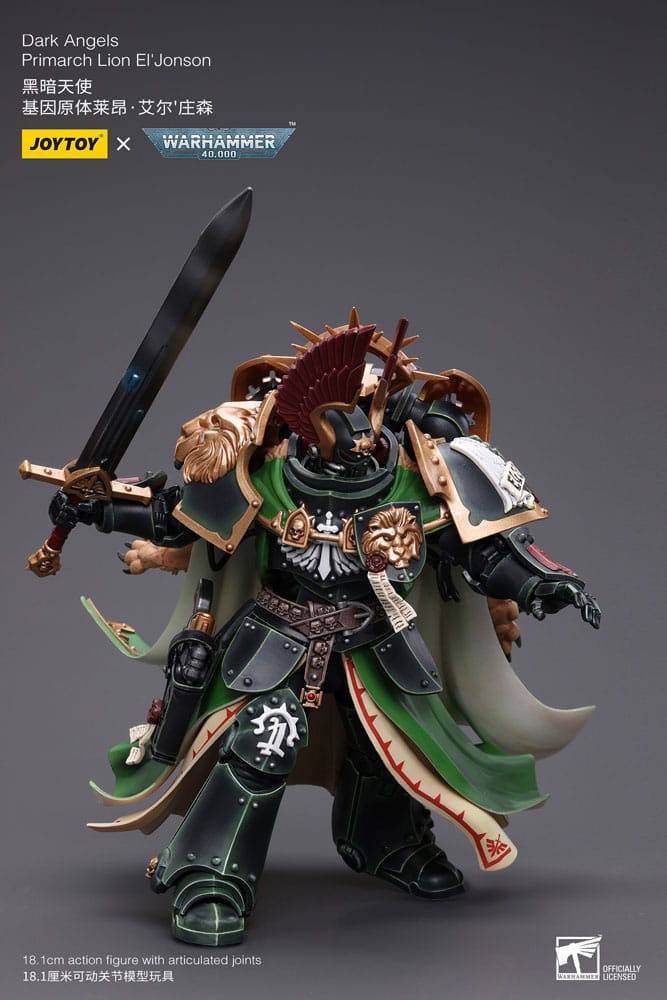 Warhammer 40k Action Figure 1/18 Dark Angels Primarch Lion El' Jonson 18 cm Reproduction 6973130377882