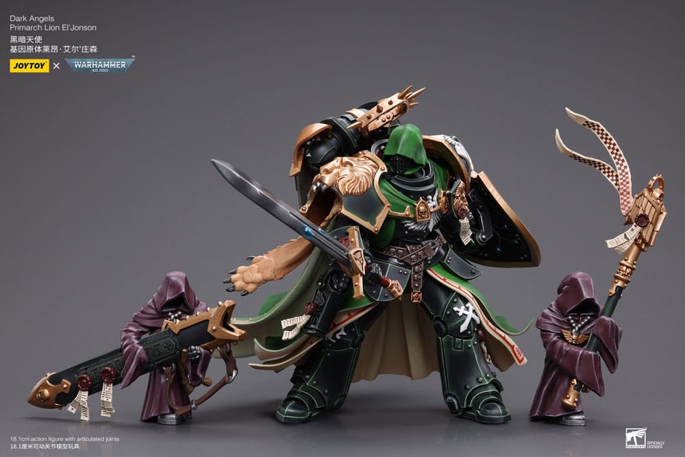 Warhammer 40k Action Figure 1/18 Dark Angels Primarch Lion El' Jonson 18 cm Reproduction 6973130377882