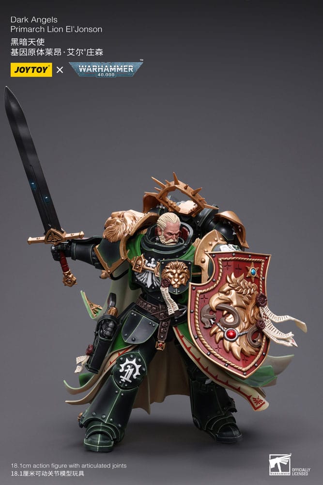 Warhammer 40k Action Figure 1/18 Dark Angels Primarch Lion El' Jonson 18 cm Reproduction 6973130377882