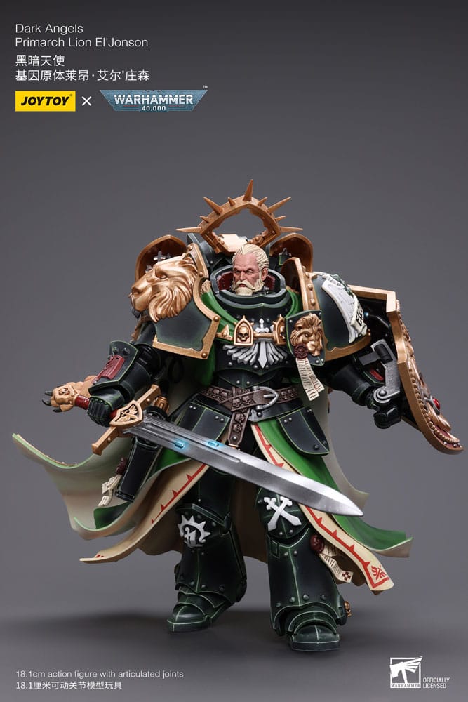 Warhammer 40k Action Figure 1/18 Dark Angels Primarch Lion El' Jonson 18 cm Reproduction 6973130377882