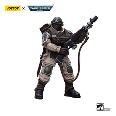 Warhammer 40k Action Figure 1/18 Astra Militarum Cadian Command Squad Veteran with Regimental Standard 12 cm 6973130377929