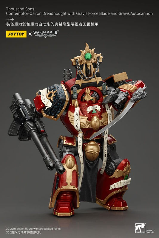 Warhammer The Horus Heresy Action Figure 1/18 Thousand Sons Contemptor-Osiron Dreadnought with Gravis Force Blade And Gravis Autocannon 30 cm 6973130378636