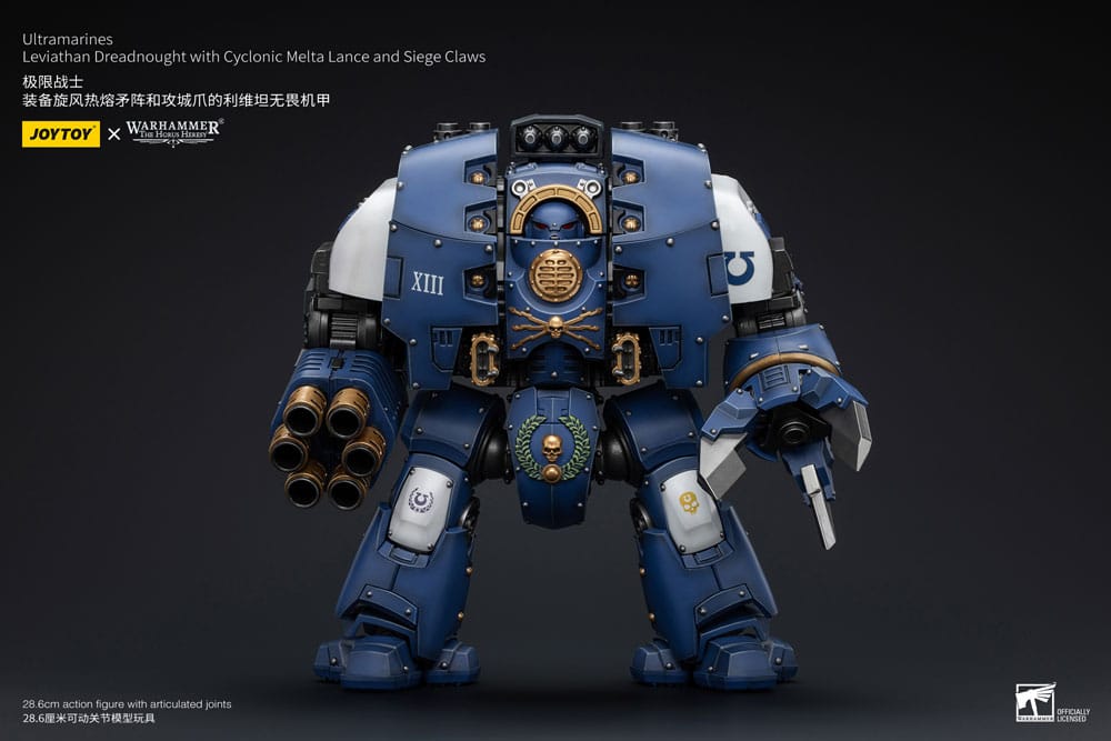 Warhammer The Horus Heresy Action Figure 1/18 Ultramarines Leviathan Dreadnought with Cyclonic Melta Lance And Siege Claws 29 cm 6973130378643