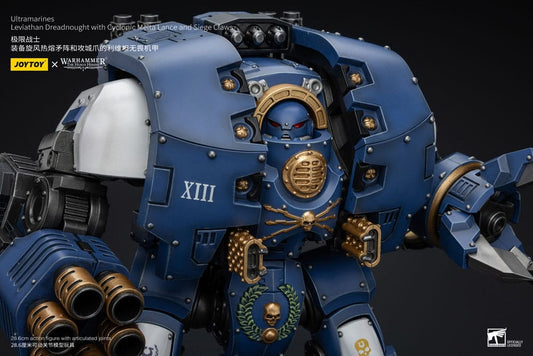 Warhammer The Horus Heresy Action Figure 1/18 Ultramarines Leviathan Dreadnought with Cyclonic Melta Lance And Siege Claws 29 cm 6973130378643