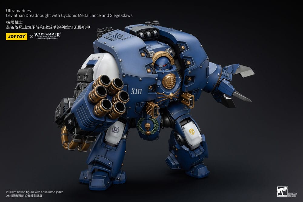 Warhammer The Horus Heresy Action Figure 1/18 Ultramarines Leviathan Dreadnought with Cyclonic Melta Lance And Siege Claws 29 cm 6973130378643