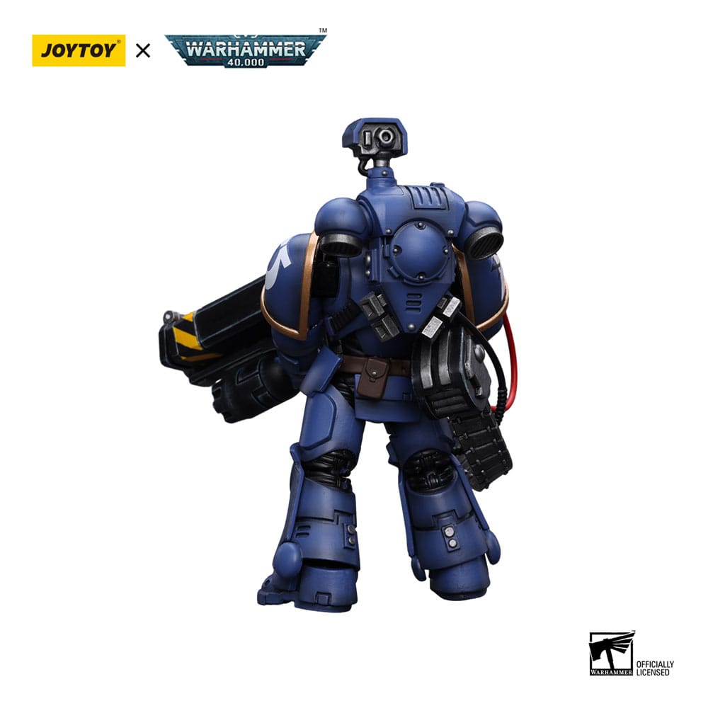 Warhammer 40k Action Figure 1/18 Ultramarines Desolation Marine with Castellan Launcher (Superkrak) 12 cm 6973130378810