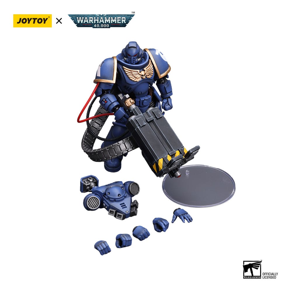 Warhammer 40k Action Figure 1/18 Ultramarines Desolation Marine with Castellan Launcher (Superkrak) 12 cm 6973130378810