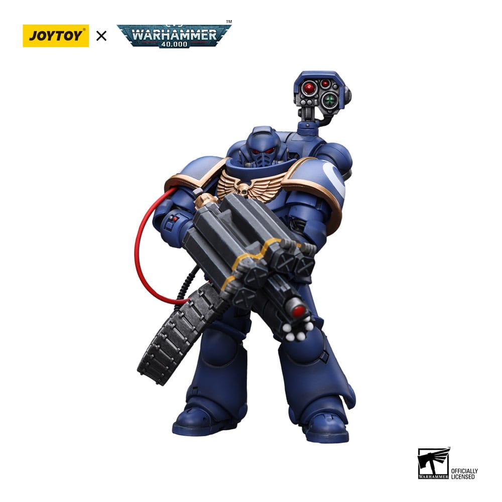 Warhammer 40k Action Figure 1/18 Ultramarines Desolation Marine with Castellan Launcher (Superfrag) 12 cm 6973130378827