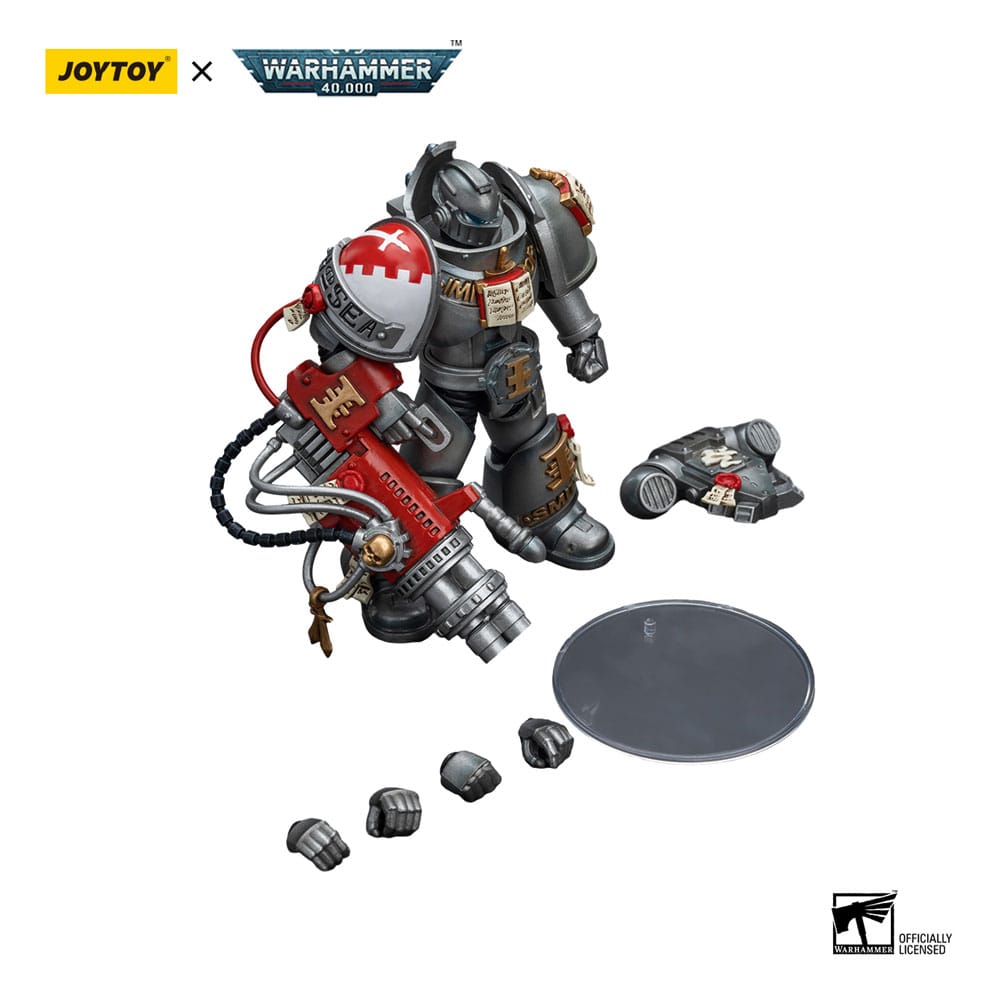 Warhammer 40k Action Figure 1/18 Grey Knights Strike Squad Grey Knight with Psilencer 12 cm 6973130379008